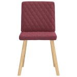 vidaXL Scaune de bucătărie pivotante, 6 buc., roșu vin, textil vidaXL Scaune de bucătărie pivotante, 6 buc., roșu vin, textil