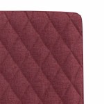 vidaXL Scaune de bucătărie pivotante, 6 buc., roșu vin, textil vidaXL Scaune de bucătărie pivotante, 6 buc., roșu vin, textil