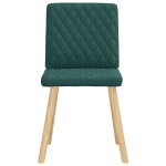 vidaXL Scaune de bucătărie, 6 buc., verde închis, material textil vidaXL Scaune de bucătărie, 6 buc., verde închis, material textil