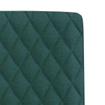vidaXL Scaune de bucătărie, 6 buc., verde închis, material textil vidaXL Scaune de bucătărie, 6 buc., verde închis, material textil