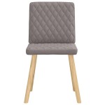 vidaXL Scaune de sufragerie, 6 buc., gri taupe, material textil