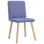 vidaXL Scaune de sufragerie 6 buc țesătură Jeans Blue vidaXL Scaune de sufragerie 6 buc țesătură Jeans Blue