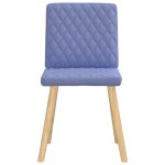vidaXL Scaune de sufragerie 6 buc țesătură Jeans Blue vidaXL Scaune de sufragerie 6 buc țesătură Jeans Blue