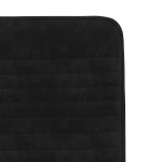 vidaXL Scaune de sufragerie, 6 buc, negru, catifea