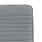 vidaXL Scaune de sufragerie, 6 buc., gri deschis, material textil