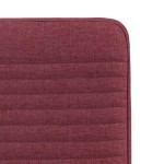 vidaXL Scaune de bucătărie pivotante, 6 buc., roșu vin, textil vidaXL Scaune de bucătărie pivotante, 6 buc., roșu vin, textil