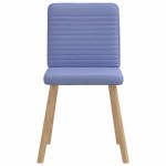 vidaXL Scaune de sufragerie 6 buc țesătură Jeans Blue vidaXL Scaune de sufragerie 6 buc țesătură Jeans Blue