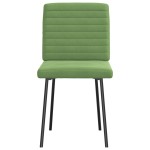 vidaXL Scaune de sufragerie, 6 buc, verde deschis, catifea