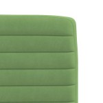 vidaXL Scaune de sufragerie, 6 buc, verde deschis, catifea