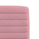 vidaXL Scaune de sufragerie, 6 buc, roz, catifea