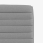 vidaXL Scaune de sufragerie, 6 buc., gri deschis, material textil