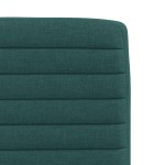 vidaXL Scaune de bucătărie, 6 buc., verde închis, material textil