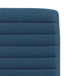 vidaXL Scaune de sufragerie, 6 buc., albastru, material textil