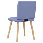 vidaXL Scaune de sufragerie 6 buc țesătură Jeans Blue vidaXL Scaune de sufragerie 6 buc țesătură Jeans Blue