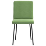 vidaXL Scaune de sufragerie, 6 buc, verde deschis, catifea