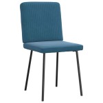 vidaXL Scaune de sufragerie, 6 buc, albastru, catifea vidaXL Scaune de sufragerie, 6 buc, albastru, catifea