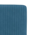 vidaXL Scaune de sufragerie, 6 buc, albastru, catifea vidaXL Scaune de sufragerie, 6 buc, albastru, catifea