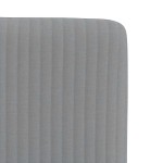 vidaXL Scaune de sufragerie, 6 buc., gri deschis, material textil
