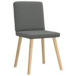 vidaXL Scaune de sufragerie, 6 buc., gri închis, material textil