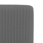 vidaXL Scaune de sufragerie, 6 buc., gri închis, material textil