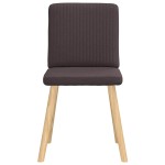 vidaXL Scaune de bucătărie, 6 buc., maro închis, material textil vidaXL Scaune de bucătărie, 6 buc., maro închis, material textil