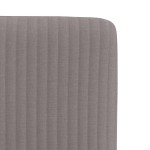 vidaXL Scaune de sufragerie, 6 buc., gri taupe, material textil