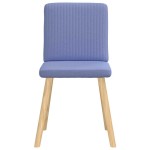 vidaXL Scaune de sufragerie 6 buc țesătură Jeans Blue vidaXL Scaune de sufragerie 6 buc țesătură Jeans Blue