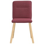 vidaXL Scaune de bucătărie pivotante, 6 buc., roșu vin, textil vidaXL Scaune de bucătărie pivotante, 6 buc., roșu vin, textil