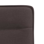 vidaXL Scaune de bucătărie, 6 buc., maro închis, material textil vidaXL Scaune de bucătărie, 6 buc., maro închis, material textil