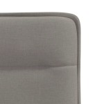vidaXL Scaune de sufragerie, 6 buc., gri taupe, material textil