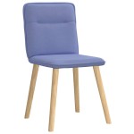 vidaXL Scaune de sufragerie 6 buc țesătură Jeans Blue vidaXL Scaune de sufragerie 6 buc țesătură Jeans Blue