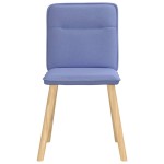 vidaXL Scaune de sufragerie 6 buc țesătură Jeans Blue vidaXL Scaune de sufragerie 6 buc țesătură Jeans Blue