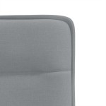 vidaXL Scaune de sufragerie, 6 buc., gri deschis, material textil