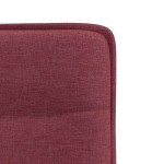 vidaXL Scaune de bucătărie pivotante, 6 buc., roșu vin, textil vidaXL Scaune de bucătărie pivotante, 6 buc., roșu vin, textil