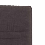 vidaXL Scaune de bucătărie, 6 buc., maro închis, material textil vidaXL Scaune de bucătărie, 6 buc., maro închis, material textil