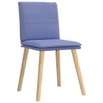 vidaXL Scaune de sufragerie 6 buc țesătură Jeans Blue vidaXL Scaune de sufragerie 6 buc țesătură Jeans Blue