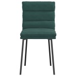 vidaXL Scaune de bucătărie, 6 buc., verde închis, catifea vidaXL Scaune de bucătărie, 6 buc., verde închis, catifea