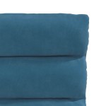 vidaXL Scaune de sufragerie, 6 buc, albastru, catifea