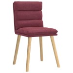 vidaXL Scaune de bucătărie pivotante, 6 buc., roșu vin, textil vidaXL Scaune de bucătărie pivotante, 6 buc., roșu vin, textil