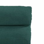 vidaXL Scaune de bucătărie, 6 buc., verde închis, material textil