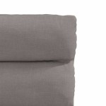 vidaXL Scaune de sufragerie, 6 buc., gri taupe, material textil