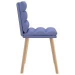 vidaXL Scaune de sufragerie 6 buc țesătură Jeans Blue vidaXL Scaune de sufragerie 6 buc țesătură Jeans Blue