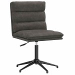 vidaXL Scaune de sufragerie, 4 buc., negru, piele ecologică