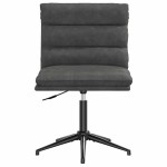 vidaXL Scaune de sufragerie, 4 buc., negru, piele ecologică