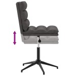 vidaXL Scaune de sufragerie, 4 buc., negru, piele ecologică