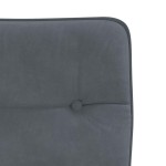 vidaXL Scaune de bucătărie, 6 buc., gri închis, catifea vidaXL Scaune de bucătărie, 6 buc., gri închis, catifea