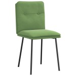 vidaXL Scaune de sufragerie, 6 buc, verde deschis, catifea vidaXL Scaune de sufragerie, 6 buc, verde deschis, catifea