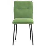 vidaXL Scaune de sufragerie, 6 buc, verde deschis, catifea vidaXL Scaune de sufragerie, 6 buc, verde deschis, catifea