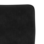 vidaXL Scaune de sufragerie, 6 buc, negru, catifea