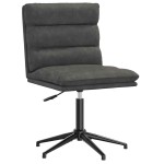 vidaXL Scaune de sufragerie, 6 buc., negru, piele ecologică